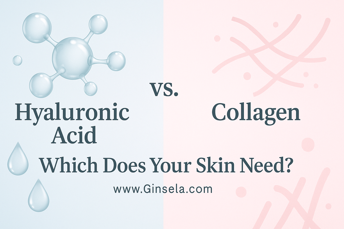 Hyaluronic Acid vs. Collagen: Which Does Your Skin Need? www.Ginsela.com