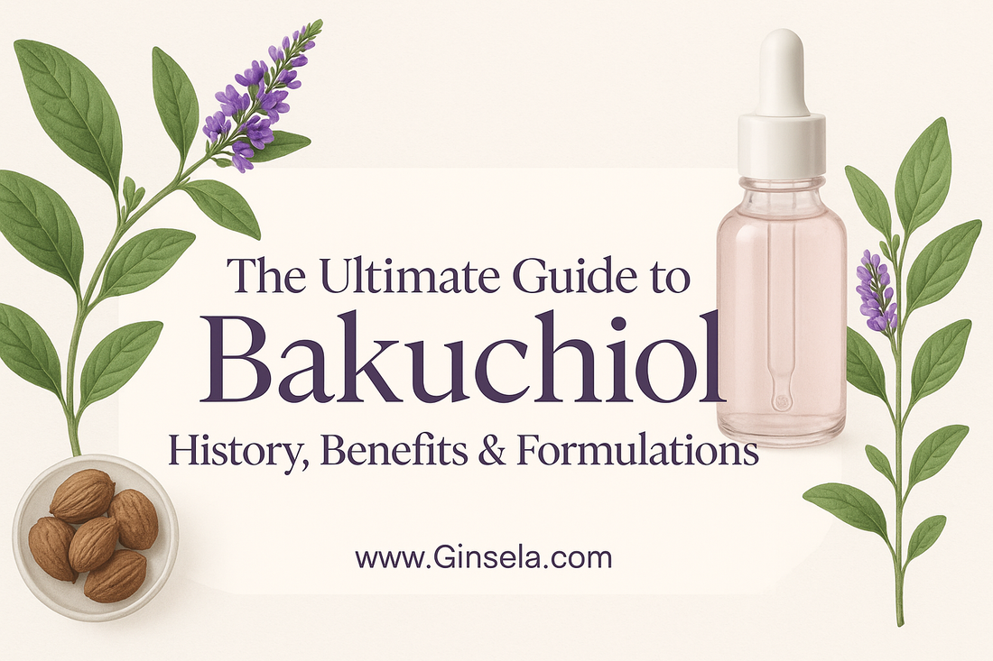The Ultimate Guide to Bakuchiol: History, Benefits & Formulations www.Ginsela.com